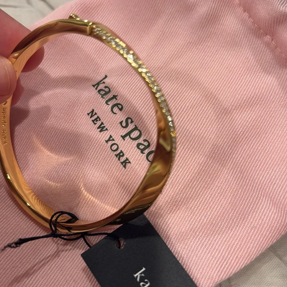 Kate Spade Gold Pave Crystal Bracelet - Picture 2 of 3